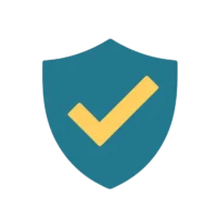 School Choice Funding logo featuring a stylized graduation cap inside a protective shield shape in teal tones.